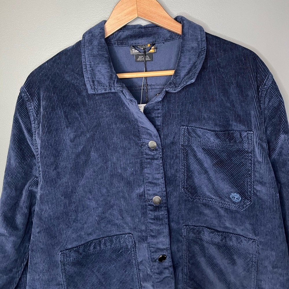 NWT Timberland Kempshire Corduroy Chore Jacket Dark Blue - Picture 6 of 15